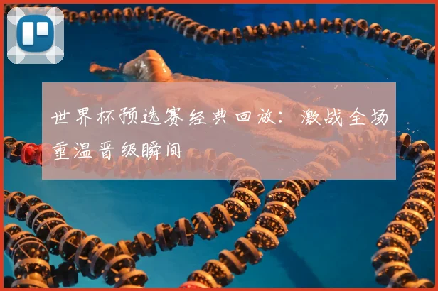 世界杯预选赛经典回放：激战全场重温晋级瞬间